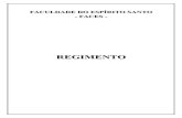Regimento - FACESfaces.edu.br/instituto/arquivos/regimento.pdf · 2019. 6. 14. · 2 . faculdade do espÍrito santo – faces . regimento - sumÁrio - tÍtulo i - da faculdade e de
