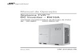 Sistema TVR™ DC Inverter – R410A · ambiente, para os nossos clientes, e para a indústria de sistemas de ar condicionado. A Federal Clean Air Act (Lei Federal de Ar Limpo) (Seção