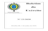 Boletim do Exército - Exército Brasileirodaprom.dgp.eb.mil.br/phocadownload/2020/Promocoes_em_curso/b… · boletim do exÉrcito nº 23/2020 brasília-df, 5 de junho de 2020 Índice