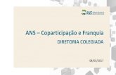 ANS Coparticipação e Franquia€¦ · 08/03/2017. 2 • Agradecimento aos técnicos da DIDES ... • CNT –Confederação Nacional do Transporte • COFFITO –Conselho Federal