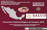 Panorama Epidemiológico de Dengue, 2018...Casos confirmados de Dengue. Baja California, 2017-2018. Fuente: SINAVE/DGE/SALUD/Sistema Especial de Vigilancia Epidemiológica de Dengue