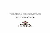 POLÍTICA DE COMPRAS RESPONSÁVEL · A Biosphere Responsible Tourism é promovida e desenvolvida pelo Instituto de Turismo Responsável, uma das organizações responsável pela promoção