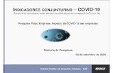 Diretoria de Pesquisas · 2020. 9. 2. · Pesquisa Pulso Empresa: Impacto da COVID-19 nas empresas Diretoria de Pesquisas 02 de setembro de 2020 INDICADORES CONJUNTURAIS – COVID