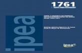 Perfil e Dinâmica Do emPrego em telecomunicações no Brasil ...repositorio.ipea.gov.br/bitstream/11058/1128/1/TD_1761.pdf · 1761 Perfil e Dinâmica Do emPrego em telecomunicações