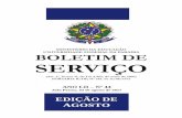 EDIÇÃO DE AGOSTO - UFPB...BOLETIM DE SERVIÇO ELETRÔNICO (BSE) - Veículo de comunicação institucional para publicação de Atos normativos e ordinários de caráter oficial.