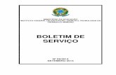 BOLETIM DE SERVIÇO - IFTM | Instituto Federal do Triângulo Mineiroiftriangulo.edu.br/VIRTUALIF/DOCS/arquivos/boletins... · 2014. 12. 11. · DOU de 06/08/2014, em sessão realizada