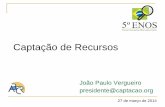 Captação de Recursos - Observatório Social do Brasil · 2014. 12. 3. · A ABCR - Associação Brasileira de Captadores de Recursos, é uma organização da sociedade civil com