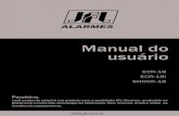 Manual do usuário - JFL Alarmes...13 - Z1: Entrada para sensores com fio; Ver página 5. 14 - Entrada Liga: Ao gerar um pulso (-) nesta entrada o eletrificador arma/desarma. Ver página