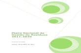 Plano Nacional de Gestão de Resíduos 2011-2020 · Plano Nacional de Gestão de Resíduos 2011-2020 Proposta de PNGR Lisboa, 26 de Maio de 201 1