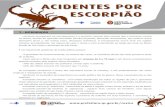 ACIDENTES POR ESCORPIÃO - São Paulo · acidentes com aranhas do gênero Phoneutria e com escorpiões do gênero Tityus (devido à semelhança das manifestações clínicas e da