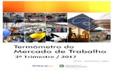 3º Trimestre / 2017 - IPECE...TERMÔMETRO DO MERCADO DE TRABALHO 3º Trimestre / 2017 Taxa de Desocupação (Desemprego) - 1º T. 2012 - 3º T. 2017 - Brasil e Ceará Fonte: IBGE/PNAD