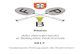 PROJECTO DE ALTA COMPETIÇÃO Alto Rendimento e Selecoes...Federação Portuguesa de Badminton – Plano de Alto Rendimento e Seleções Nacionais 2017 6 Spanish International Espanha