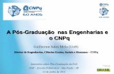 A Pós-Graduação nas Engenharias e o CNPq · 2018. 9. 7. · 60 anos de existência –criado em 15/01/1951 (Lei nº 1.310) Previsão em 2011: mais de 14 mil com bolsa Produtividade