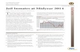 Jail Inmates at Midyear, 2014 - Bureau of Justice Statisticsbjs.gov/content/pub/pdf/jim14.pdf · during the 12-month period ending June 30, 2014, which was down from a peak of 13.6