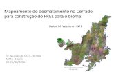 Mapeamento do desmatamento no Cerrado para construção do …redd.mma.gov.br/images/apresentacoes/gttredd_reuniao6_daltonvaleriano... · Mosaico de imagens Landsat TM ano 2010. Mapeamento