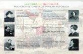 HISTÓRIA DA REPÚBLICA...HISTÓRIA DA REPÚBLICA MULHERES DE “GARRA” DA PRIMEIRA REPÚBLICA. Title: mulheres republica - versão 10 Created Date: 6/26/2010 10:58:44 PM ...