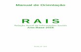 R A I S - llconsult.com.br · 10.1 Retificação da RAIS ano-base 2016 ... (Circular CEF nº 46, de 29 de março de 1995); h) servidores públicos não-efetivos (demissíveis ad nutum
