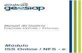 MANUAL DO ISS ONLINE · SIAP.net ISS Online - v.2.12.78.1 7. Emissão de GUIAS de ISS Procedimento que permite a geração de guias / boletos de impostos devidos. Neste menu existem