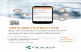 SISTEMA PEDIDO PDA - pedidoweb.compumate.com.brpedidoweb.compumate.com.br/Images/Folder/2020/pda/Software d… · • Relatórios gerenciais: vendas da semana, saldo flex, fechamento