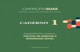 CADERNO - Psicologia no SUASO presente caderno foi produzido como objeto do contrato nº BRA10-20776/2012 – Projeto PNUD BRA/04/046 – Fortalecimento Institucional para a Avaliação