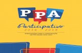 PPA Participativo Bahia 2016-2019 - SeplanO PPA Participativo Bahia 2016-2019 consolida-se como instrumento de planejamento, pois fortalece o processo de elaboração, com dedicação