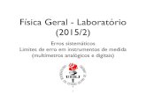 Física Geral - Laboratório (2015/2)dfnae.fis.uerj.br/twiki/pub/DFNAE/FisicaGeral-Turma05Lab-2014-2/Au… · 2 Física Geral - 2015/2 - Aula 5 Incertezas do “Tipo A” e incertezas