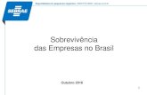 Sobrevivência das Empresas no Brasil Sebrae/Anexos/sobreviven… · Especialistas em pequenos negócios / 0800 570 0800 / sebrae.com.br 5 Taxa de sobrevivência por porte GRÁFICO