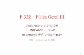 F-328 – Física Geral III - Sites do IFGWsites.ifi.unicamp.br/f328/files/2013/04/AulaExp_cap26.pdfUma corrente elétrica atravessa um resistor que tem a forma de um tronco de cone