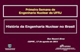 História da Engenharia Nuclear no Brasil DA ENG NUCLEAR... · 2011. 8. 29. · Nuclear, absorvendo todas as responsabilidades do setor nuclear subordinada diretamente à Presidência
