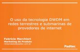O uso da tecnologia DWDM em redes terrestres e submarinas de · Marketing de Produto mktproduto@padtec.com.br. ... Inauguração do LinkedIn • jul/03 – Lançamento do Skype •