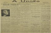 A União · DIREOTOR: A União IIAMUEL DUABU ORGAM OFFJCIAL DO ESTADO ANNO XLI JOÃO PESSOA (Parahyba) - Sexta-feira, 7 de abril de 1933 NUMERO 80 A VISITA DO CORONEL JOÃO ALBERTO