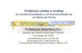 Violência contra a mulher - escolasuperior.mppr.mp.br€¦ · VIOLÊNCIA CONTRA A MULHER-Houve aumento de 10% do conhecimento da Lei Maria da Penha de 2008 para 2009 (68% para 78%)-56%