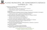 PLANO MUNICIPAL DE SANEAMENTO BÁSICO GARIBALDI – RS · Cópias em contrato: Projetos Laudos Relatórios 1.3.1.2. Sociedades Hídricas e Soluções individuais Garantia da qualidade