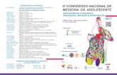 8º Congresso naCional de MediCina do adolesCente · 17 de maio 15:00-18:00Curso Pré-Congresso ferramentas para promoção da resiliência na adolescência Profª Doutora Filomena