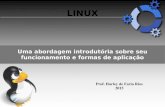 LINUX - harleyrios.webnode.com · GNU / LINUX Compreendendo a base O que é GNU? Gnu is not Unix é a Organização responsável por elaborar, controlar e manter as famosas licenças