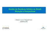 Gestão de Resíduos Sólidos no Brasil: Situação e Perspectivas...2010/09/17  · e para a sensibilização da sociedade a respeito da gestão de resíduos sólidos • Desde 2003