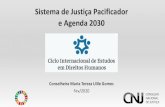 Sistema de Justiça Pacificador e Agenda 2030ajufe.org.br/images/pdf/Apresentacao_Dra_Maria_Tereza_Uille.pdfO Brasil e Agenda 2030. O Brasil, por força do Decreto 19.841/45 que promulgou