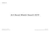 Art Basel Miami Beach 2019 - galeriavermelho.com.br · imagens são reminiscentes de práticas de fetiches gay associadas a “desvios sexuais” e tem em seu título a reprodução