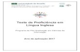 Teste de Proficiência em Língua Inglesa · Exame de Proficiência em Língua Inglesa 2º Semestre/2017 Faculdade de Ciência da Informação – FCI/UnB 23 the crisis in Venezuela
