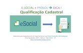 EE----SOCIALSOCIAL + PROSOL DICA ! Qualificação Cadastral Como fazer a... · EE----SOCIAL SOCIAL QualificaçãoCadastral • Caso você tenha um empregado com divergências, você