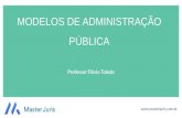 MODELOS DE ADMINISTRAÇÃO PÚBLICA - Mo… · A administração pública burocrática surgiu conjuntamente com o Estado liberal, exatamente como uma forma de defender a coisa pública