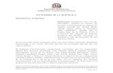 República Dominicana TRIBUNAL CONSTITUCIONAL EN NOMBRE …€¦ · por la señora Wendy María Tejada Abreu, en fecha veinticinco (25) de octubre de dos mil trece (2013) contra la