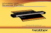 Scanner Portátil - BrotherUSA · Tipo de scanner CIS simples Interfaces padrão USB 2.0 de alta velocidade Capacidade de entrada de papel 1 folha Tamanho do documento (mínimo) 5,6