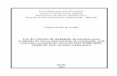 repositorio.ufpe.br · 2019. 10. 25. · Clarissa Frade de Araújo Uso de critérios de qualidade do produto para avaliação de riscos operacionais na construção civil com base