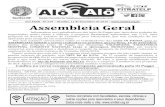 Assembleia Geral · Ano XXXII - Nº 259 – Brasília, 12 de dezembro de 2016 – Assembleia Geral Informamos aos trabalhadores das lojas Oi/Paggo que, após duas rodadas de negociações