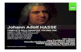 JOHANN ADOLF HASSE Complete Solo Cantatas, Volume One · 2 JOHANN ADOLF HASSE Complete Solo Cantatas, Volume One Credi, o caro, alla speranza 10:14 (British Library Add. 14213) 1
