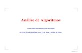 Análise de Algoritmos - IME-USPcris/aulas/12_1_6711/slides/aula... · 2012. 4. 17. · Corte mínimo G: grafo sem laços, possivelmente com arestas paralelas. C ⊆E G é um corte