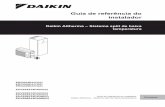 Guia de referência do instalador - Daikin · 11.5Acerca da limpeza do filtro da água em caso de problemas83 ..... 11.5.1Para retirar o filtro da água83 ..... 11.5.2Para limpar