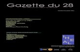 Gazette du 28 - IHEAL CREDA...• Christian Azaïs, université de Picardie Jules Verne - Rapporteur • François-Michel Le Tourneau, directeur de recherche au Cnrs-Creda Paris –