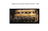 Máquina de calcular Pascal (frente) - 1642simone/fac/contaulas/aulahist.pdfMáquina de calcular Pascal (interior) - 1642 Máquina de diferenças Babbage - 1834 Máquina analítica